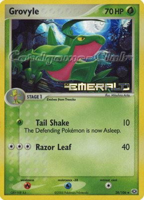 028 / 106 Grovyle non comune foil speciale (EN) -NEAR MINT-