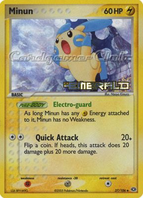 037 / 106 Minun non comune foil speciale (EN) -NEAR MINT-