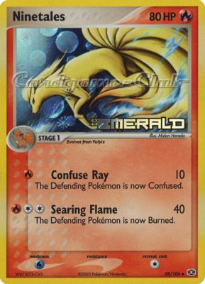 038 / 106 Ninetales non comune foil speciale (EN) -NEAR MINT-