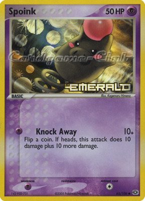 065 / 106 Spoink comune foil speciale (EN) -NEAR MINT-