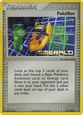 081 / 106 Poke'Nav non comune foil speciale (EN) -NEAR MINT-
