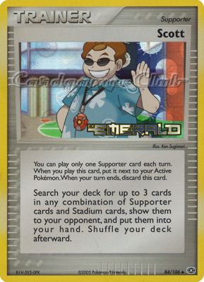 084 / 106 Scott non comune foil speciale (EN) -NEAR MINT-