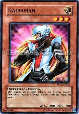 WC5-IT002 Kaibaman super rara Unlimited (IT) -NEAR MINT-