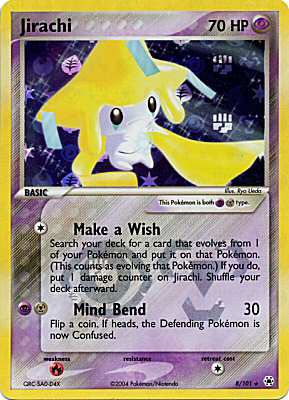 008 / 101 Jirachi rara foil speciale (EN) -NEAR MINT-