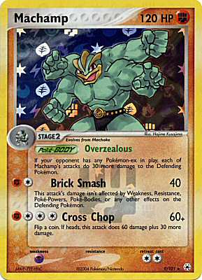 009 / 101 Machamp rara foil speciale (EN) -NEAR MINT-