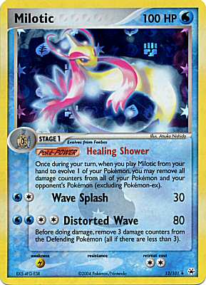 012 / 101 Milotic rara foil speciale (EN) -NEAR MINT-