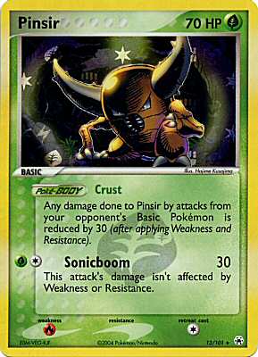 013 / 101 Pinsir rara foil speciale (EN) -NEAR MINT-