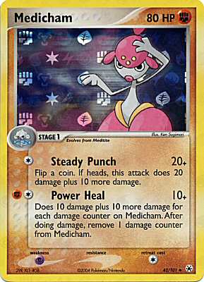042 / 101 Medicham non comune foil speciale (EN) -NEAR MINT-