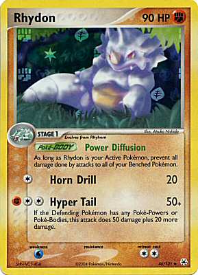 046 / 101 Rhydon non comune foil speciale (EN) -NEAR MINT-