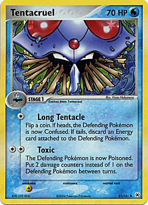 051 / 101 Tentacruel non comune foil speciale (EN) -NEAR MINT-