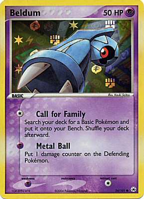 054 / 101 Beldum comune foil speciale (EN) -NEAR MINT-