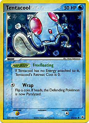 077 / 101 Tentacool comune foil speciale (EN) -NEAR MINT-
