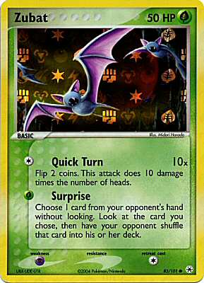 083 / 101 Zubat comune foil speciale (EN) -NEAR MINT-