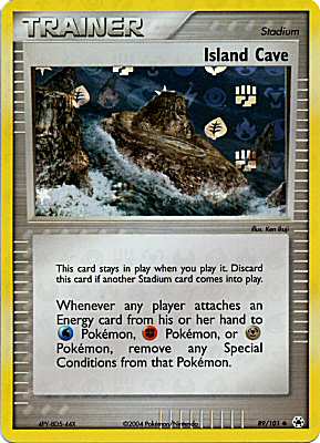 089 / 101 Island Cave non comune foil speciale (EN) -NEAR MINT-