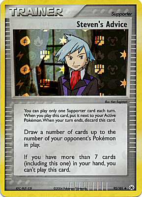 092 / 101 Steven's Advice non comune foil speciale (EN) -NEAR MINT-