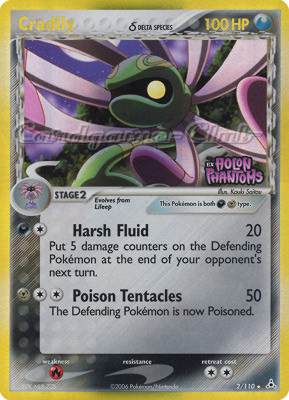 002 / 110 Cradily Delta Species rara foil speciale (EN) -NEAR MINT-