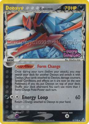003 / 110 Deoxys Delta Species rara foil speciale (EN) -NEAR MINT-