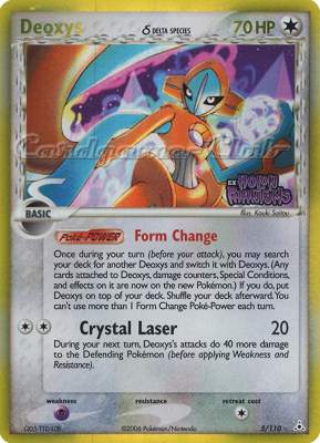 005 / 110 Deoxys Delta Species rara foil speciale (EN) -NEAR MINT-