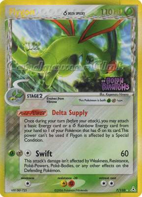 007 / 110 Flygon Delta Species rara foil speciale (EN) -NEAR MINT-