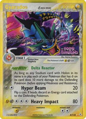 008 / 110 Gyarados Delta Species rara foil speciale (EN) -NEAR MINT-