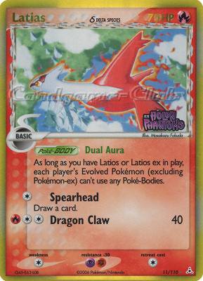 011 / 110 Latias Delta Species rara foil speciale (EN) -NEAR MINT-