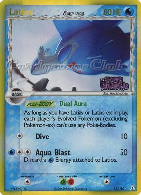 012 / 110 Latios Delta Species rara foil speciale (EN) -NEAR MINT-
