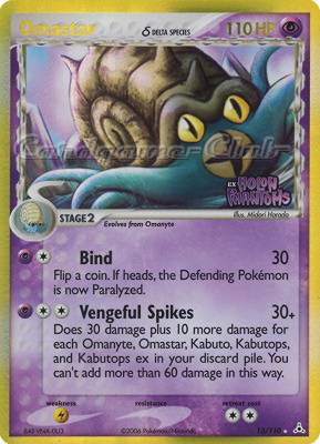 013 / 110 Omastar Delta Species rara foil speciale (EN) -NEAR MINT-
