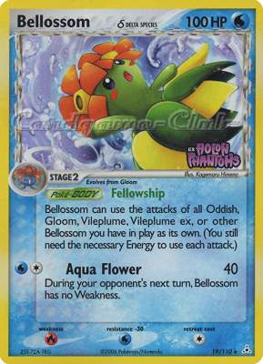 019 / 110 Bellossom Delta Species rara foil speciale (EN) -NEAR MINT-