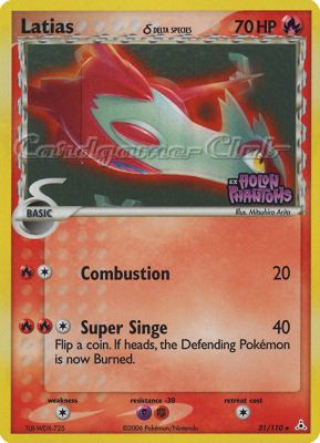 021 / 110 Latias Delta Species rara foil speciale (EN) -NEAR MINT-