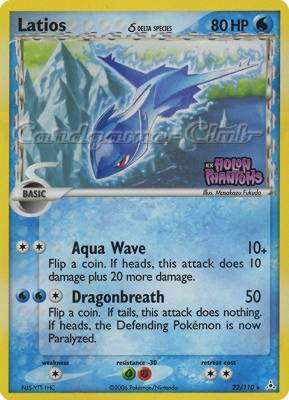 022 / 110 Latios Delta Species rara foil speciale (EN) -NEAR MINT-