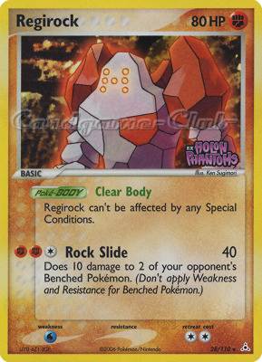 028 / 110 Regirock rara foil speciale (EN) -NEAR MINT-
