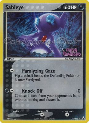 031 / 110 Sableye rara foil speciale (EN) -NEAR MINT-