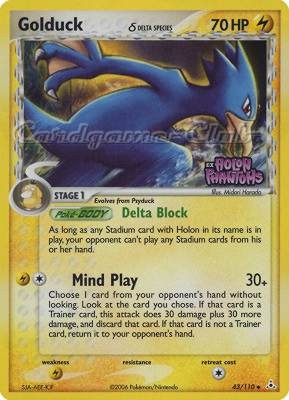043 / 110 Golduck Delta Species non comune foil speciale (EN) -NEAR MINT-