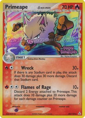 050 / 110 Primeape Delta Species non comune foil speciale (EN) -NEAR MINT-