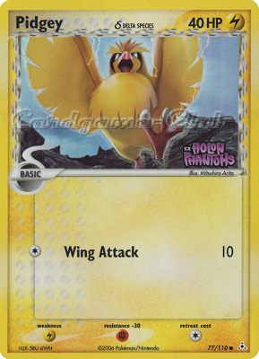 077 / 110 Pidgey Delta Species comune foil speciale (EN) -NEAR MINT-