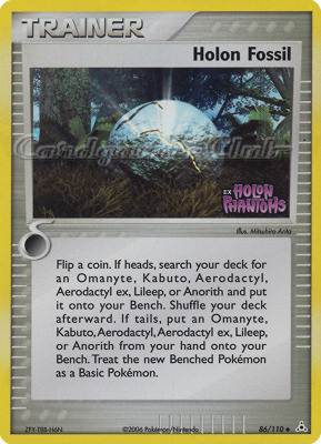 086 / 110 Holon Fossil non comune foil speciale (EN) -NEAR MINT-