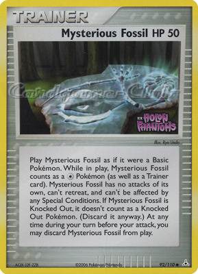 092 / 110 Mysterious Fossil HP 50 comune foil speciale (EN) -NEAR MINT-
