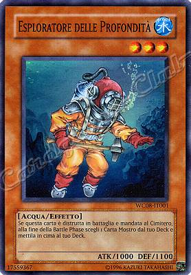 WC08-IT001 Esploratore delle Profondita' super rara Unlimited (IT) -NEAR MINT-