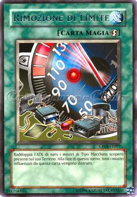 CP01-IT007 Rimozione di Limite rara Unlimited (IT) -NEAR MINT-