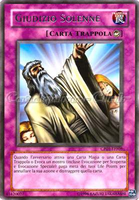 CP01-IT008 Giudizio Solenne rara Unlimited (IT) -NEAR MINT-