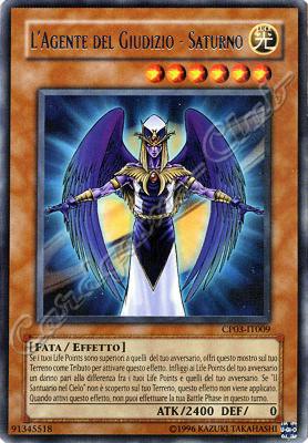 CP03-IT009 L'Agente del Giudizio-Saturno rara Unlimited (IT) -NEAR MINT-