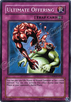 CP04-EN002 Ultimate Offering super rara (EN) -NEAR MINT-