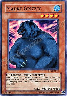 CP04-IT013 Madre Grizzly comune Unlimited (IT) -NEAR MINT-