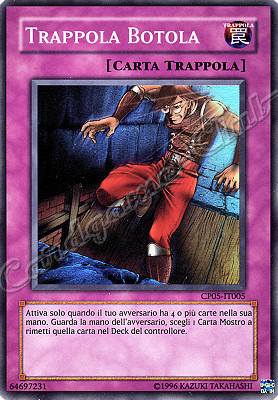 CP05-IT005 Trappola Botola super rara Unlimited (IT) -NEAR MINT-