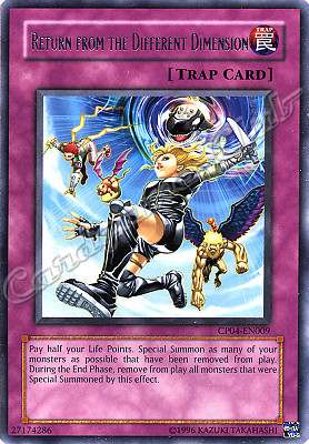 CP04-EN009 Return from the Different Dimension rara (EN) -NEAR MINT-