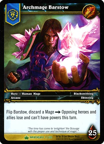 WRATHGATE 001 / 220 Archmage Barstow non comune -NEAR MINT-