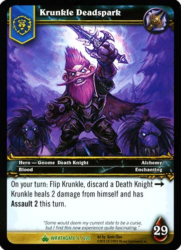 WRATHGATE 006 / 220 Krunkle Deadspark non comune -NEAR MINT-