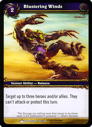 WRATHGATE 030 / 220 Blustering Winds comune -NEAR MINT-