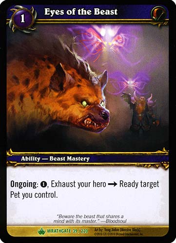 WRATHGATE 039 / 220 Eyes of the Beast non comune -NEAR MINT-