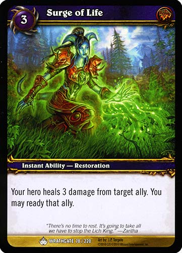 WRATHGATE 078 / 220 Surge of Life comune -NEAR MINT-